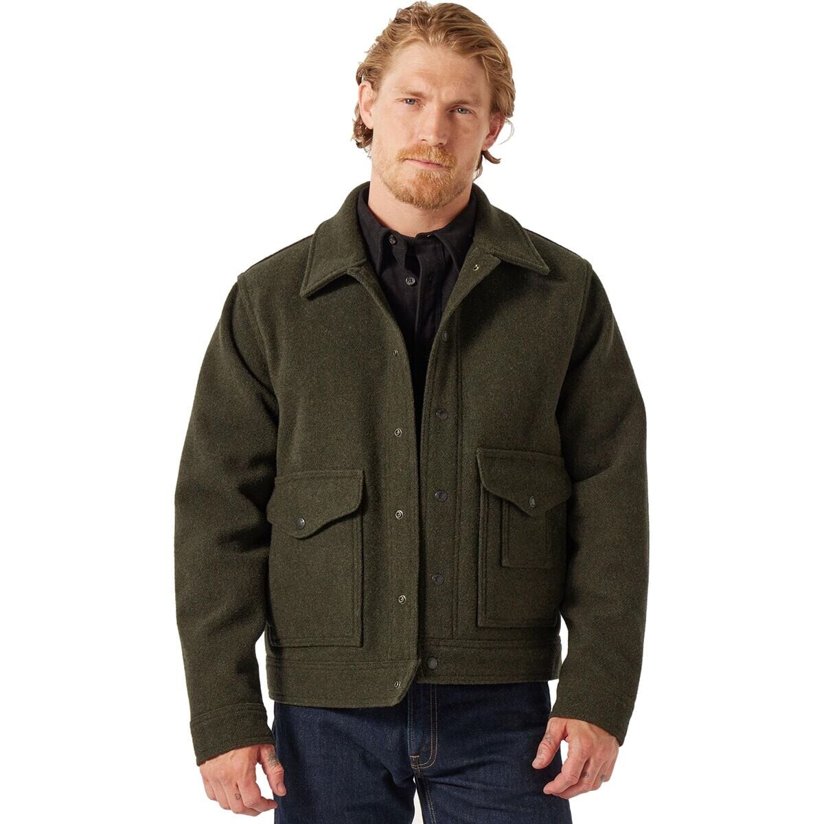 

Шерстяная рабочая куртка mackinaw Filson, зеленый