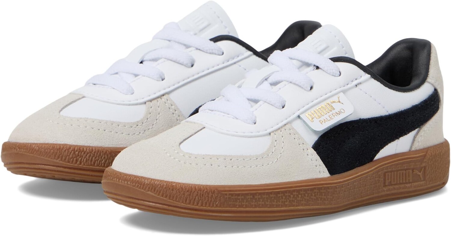 

Кроссовки PUMA Kids Palermo, цвет PUMA White/Vapor Gray/Gum