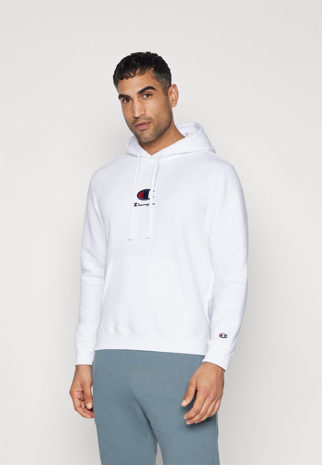 

Толстовка Icons Hooded Central Logo Champion, белый