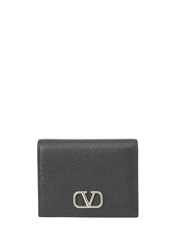 

Женский кожаный кошелек Valentino Garavani, черный