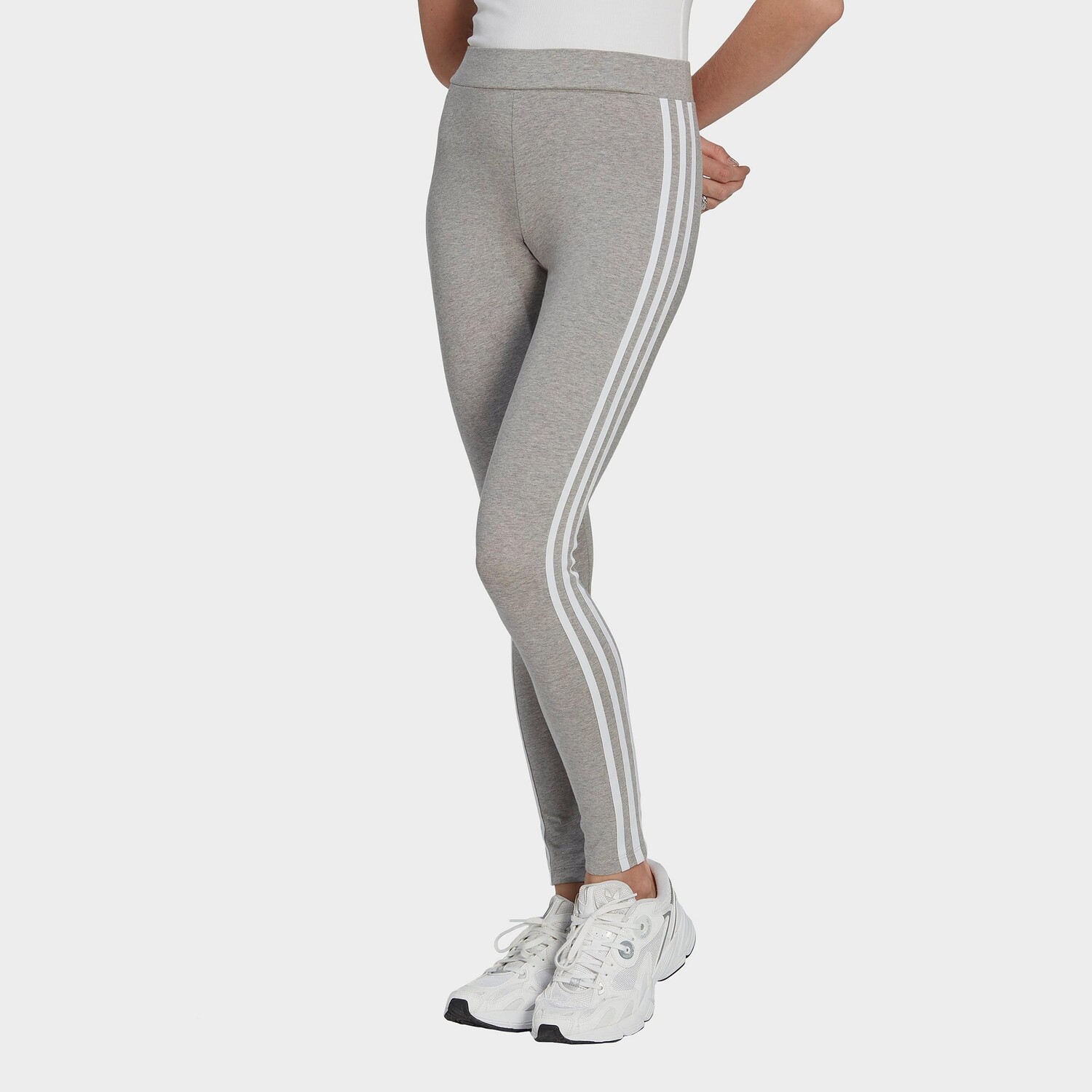 

Женские леггинсы с 3 полосками adidas Originals adicolor Classics, серый