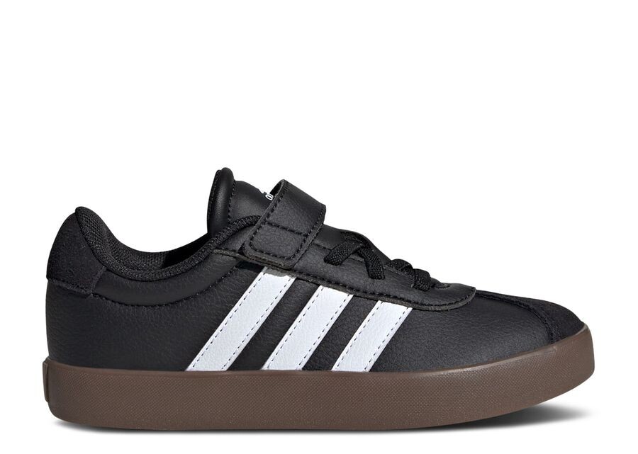 

Кроссовки adidas Vl Court 3.0 El J 'Black White Gum', черный