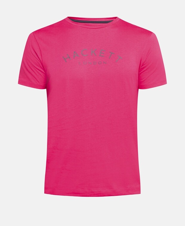 

Футболка Hackett London, фуксия