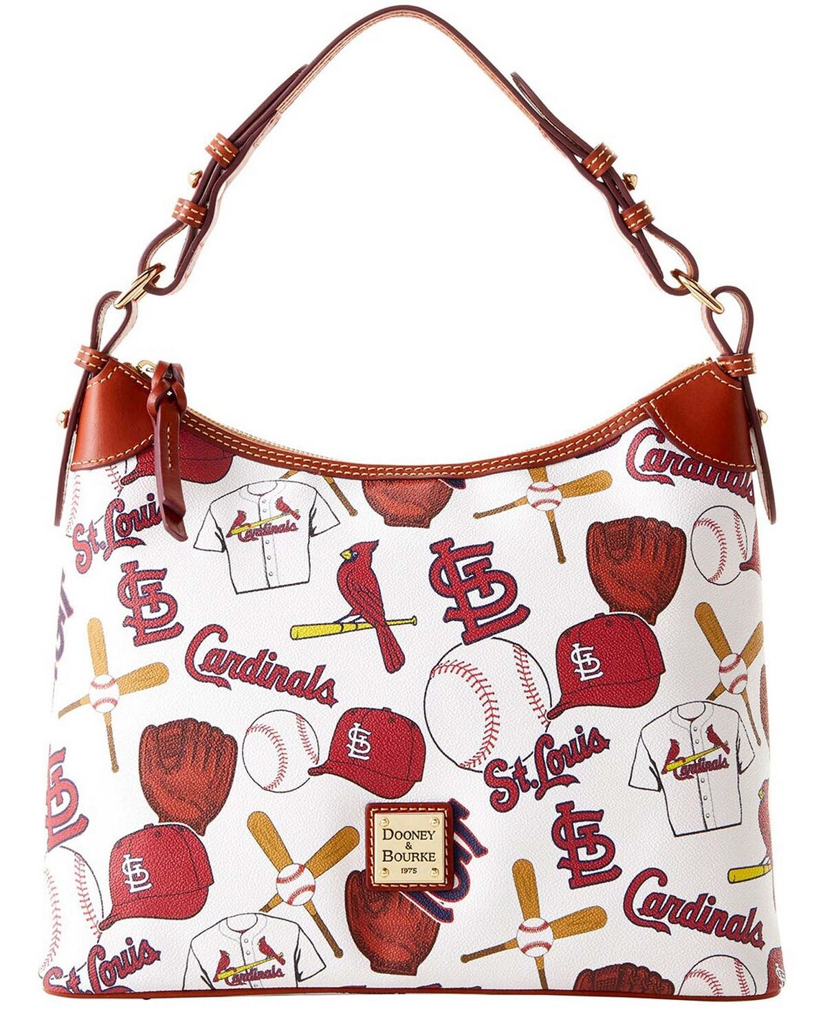 

Женская мульти-сумка-хобо St. Louis Cardinals Gameday Hobo Dooney & Bourke