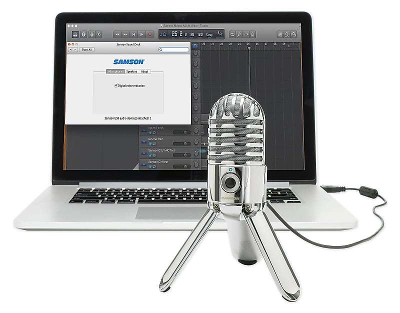 Конденсаторный микрофон Samson Meteor Mic USB Studio Condenser Mic apogee mic plus usb микрофон конденсаторный