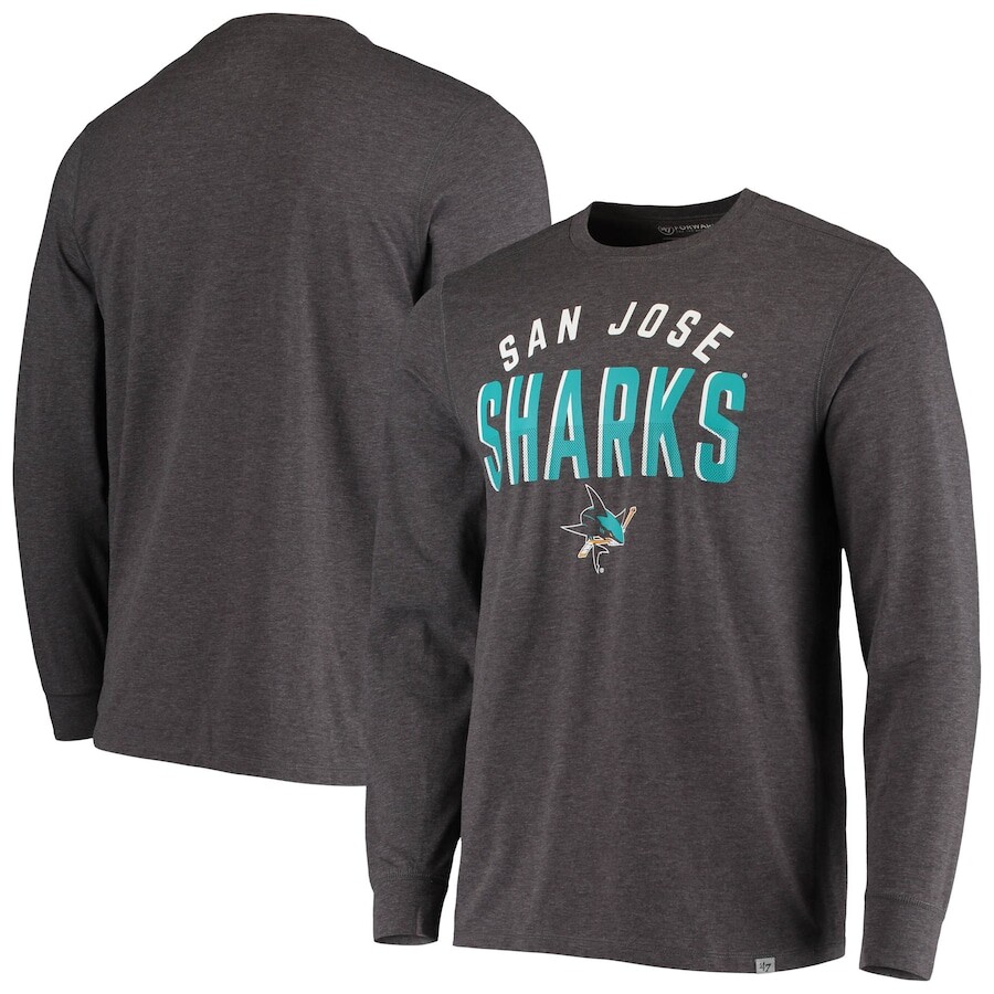 

Футболка с длинным рукавом 47 San Jose Sharks, угольный