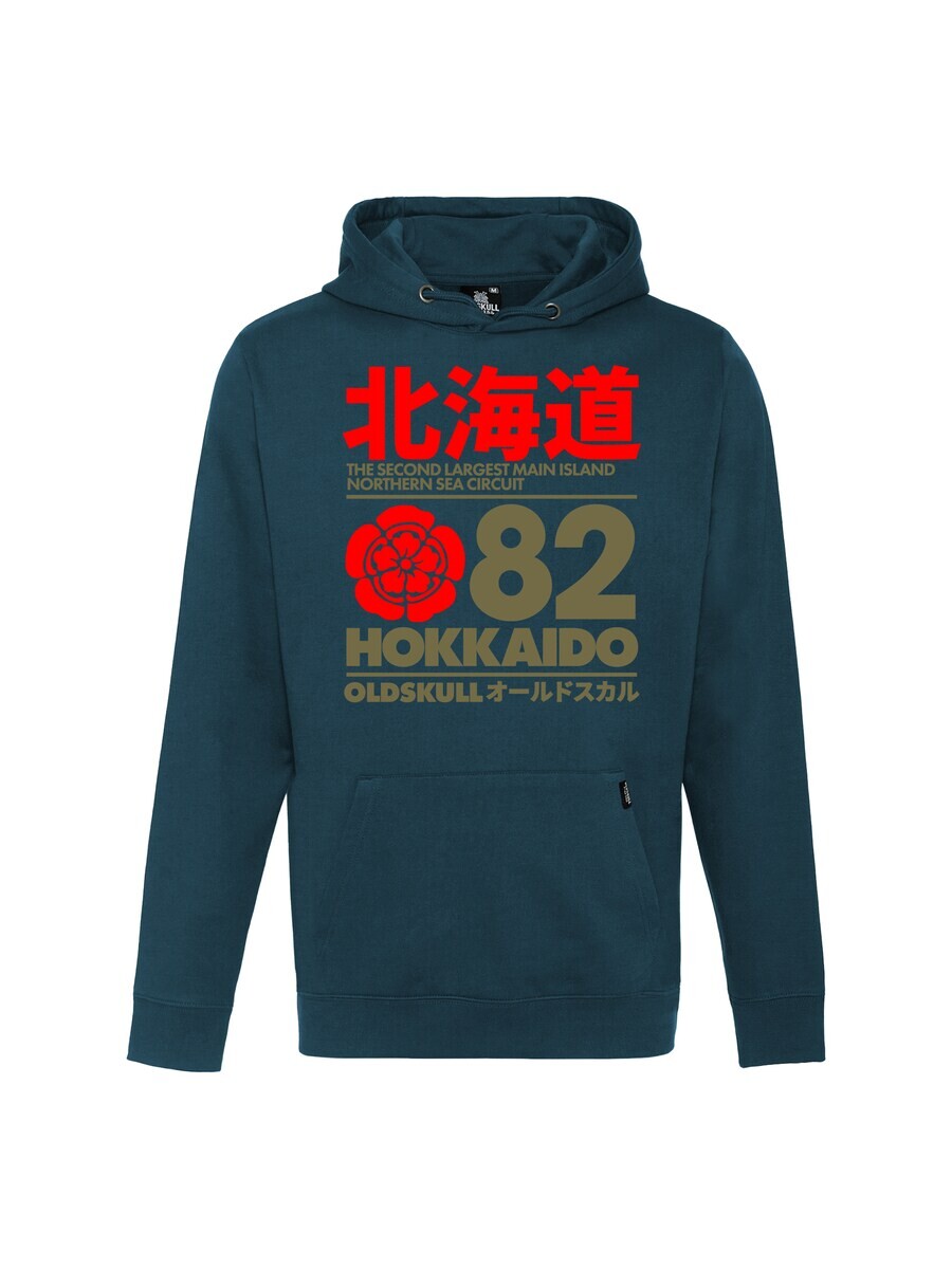 

Толстовка Oldskull Japan Island, цвет Olive/Petrol