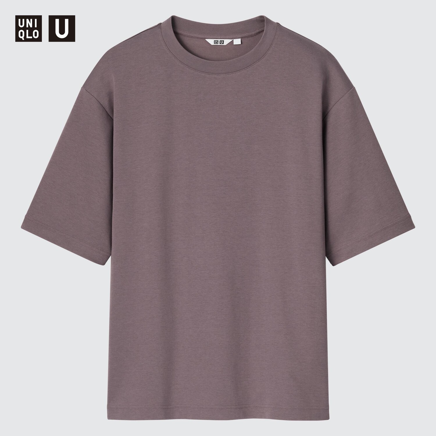 

Футболка оверсайз Uniqlo AIRism, фиолетовый