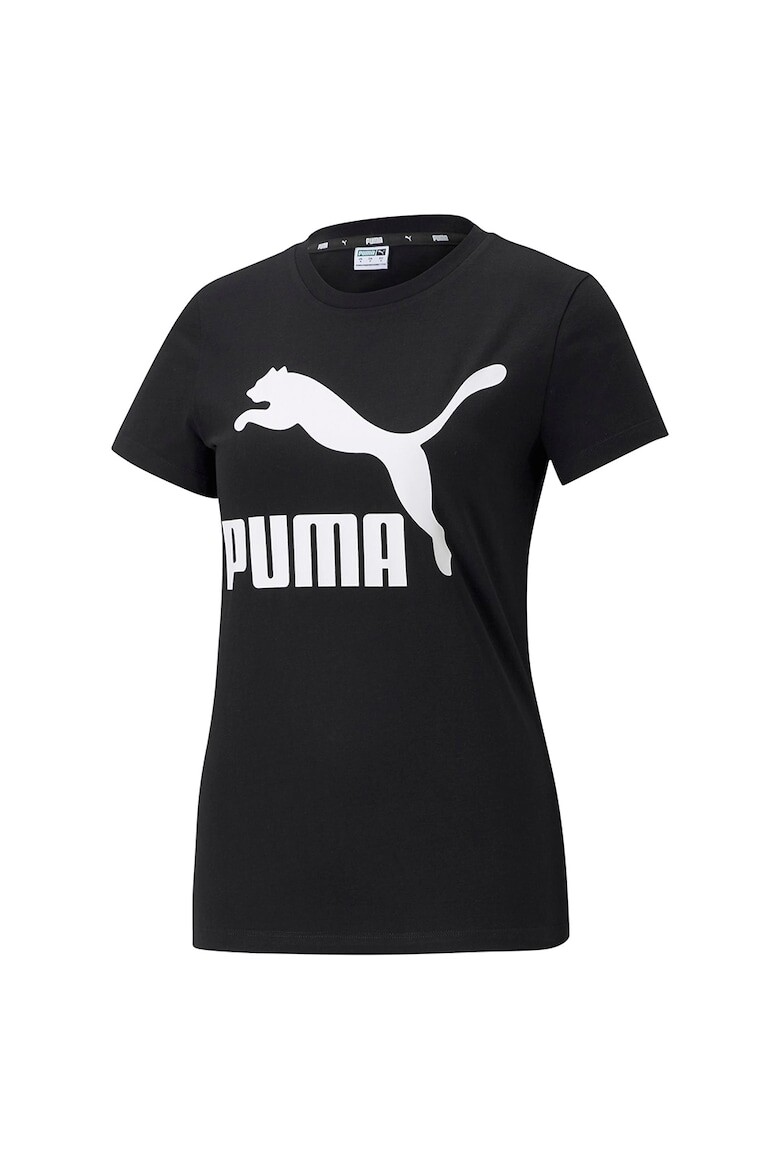 

Классическая футболка с овальным вырезом и логотипом Puma, белый