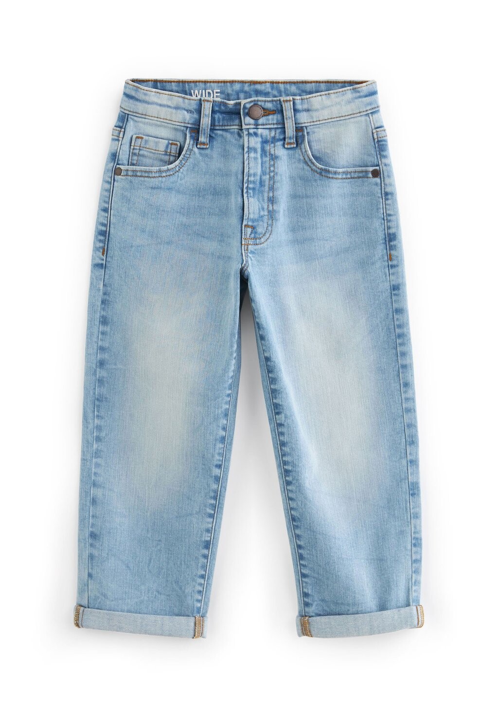 

Джинсы прямого кроя FIVE POCKET WIDE FIT. Next, цвет bleach denim
