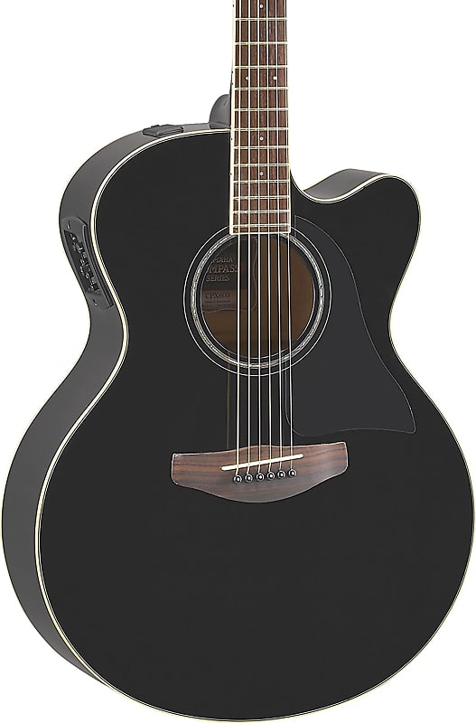 Акустическая гитара Yamaha CPX600 Medium Jumbo Acoustic-Electric Guitar, Black
