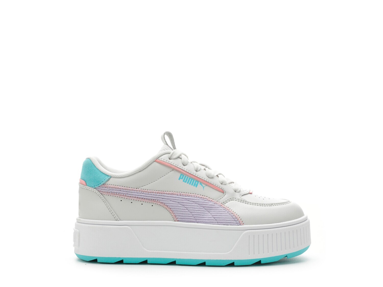 

Вельветовые кроссовки на платформе Karmen Rebelle — детские Puma, серый