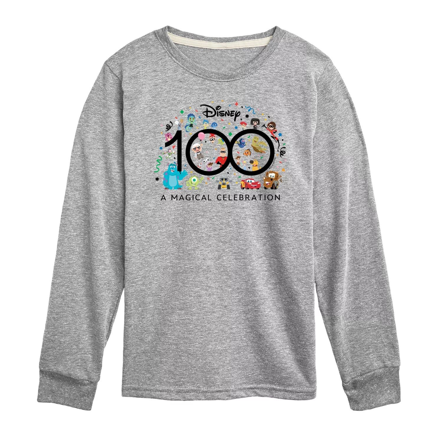 

Футболка с длинными рукавами Disney 100 Pixar Group для мальчиков 8–20 лет Licensed Character
