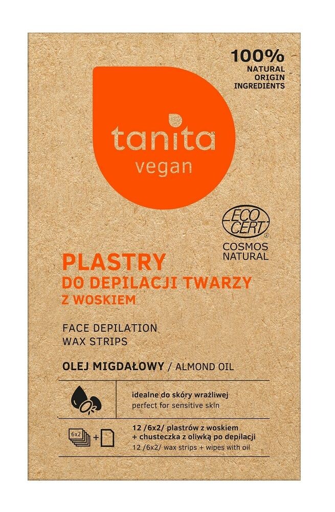 

Пластыри для депиляции Tanita Vege, 12 шт