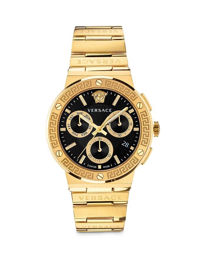 

Хронограф с логотипом Versace Greca, 43 мм