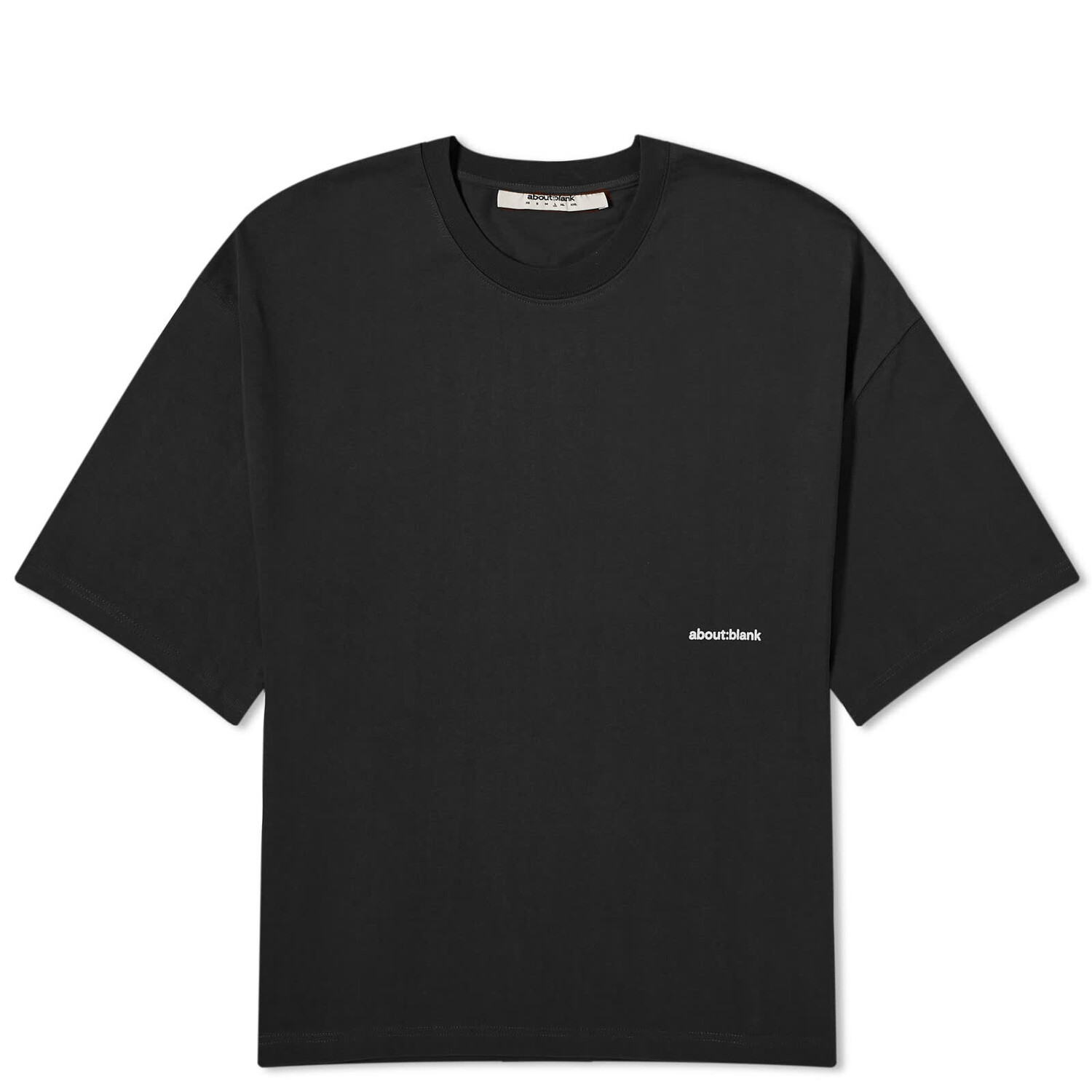 

Футболка About:Blank Box Logo, цвет Black & Ecru