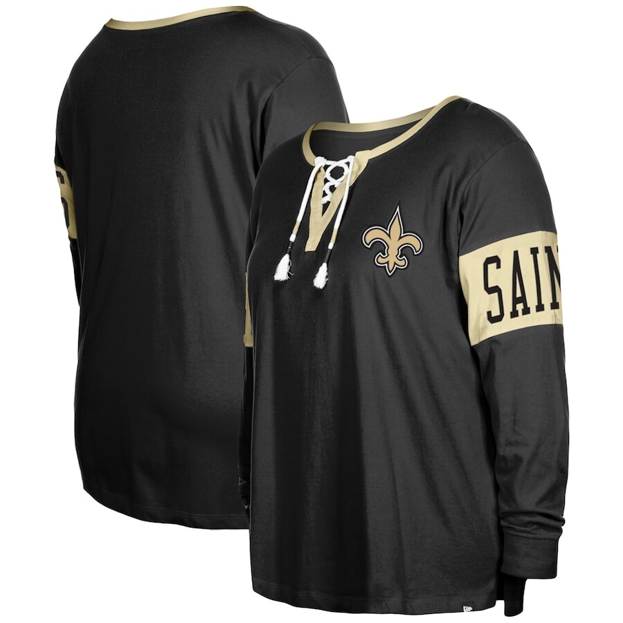 

Футболка с длинным рукавом New Era New Orleans Saints, черный