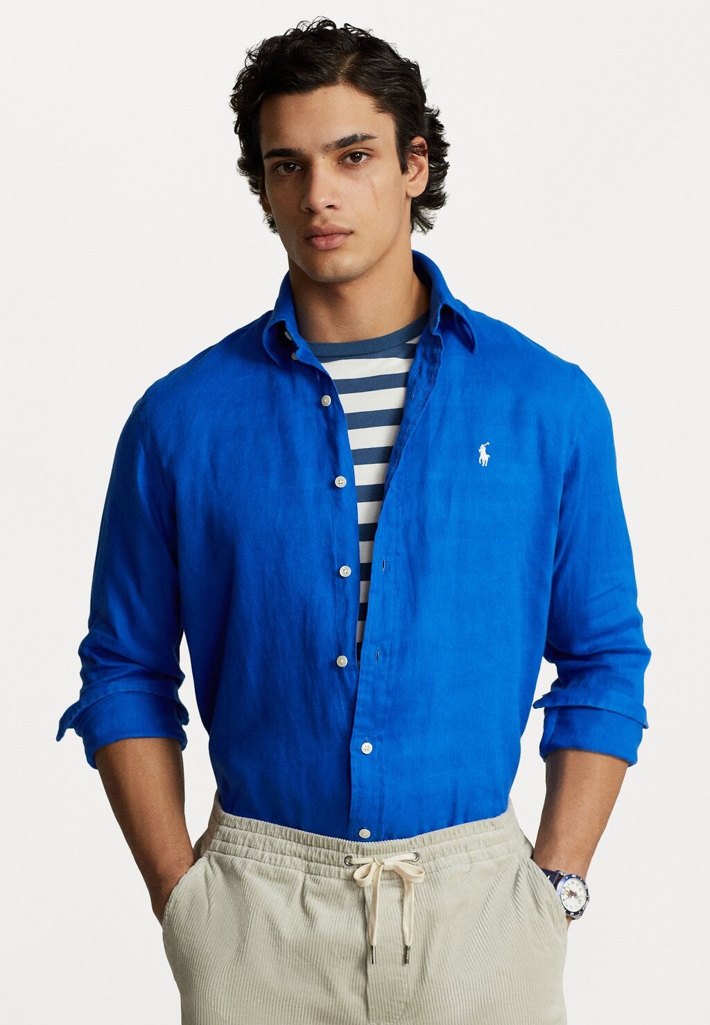 

Рубашка LONG SLEEVE SPORT SHIRT Polo Ralph Lauren, цвет heritage blue