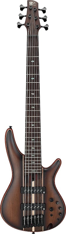 Басс гитара Ibanez Premium SR1356B 6-string Bass Guitar - Dual Mocha Burst Flat