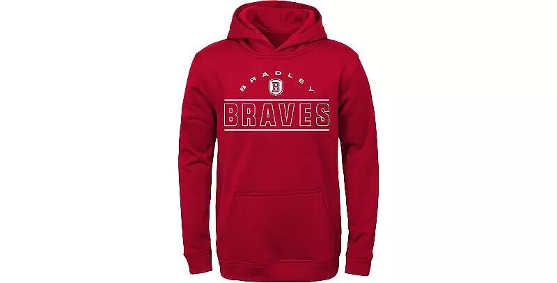 

Gen2 Youth Bradley Braves Темно-красная толстовка