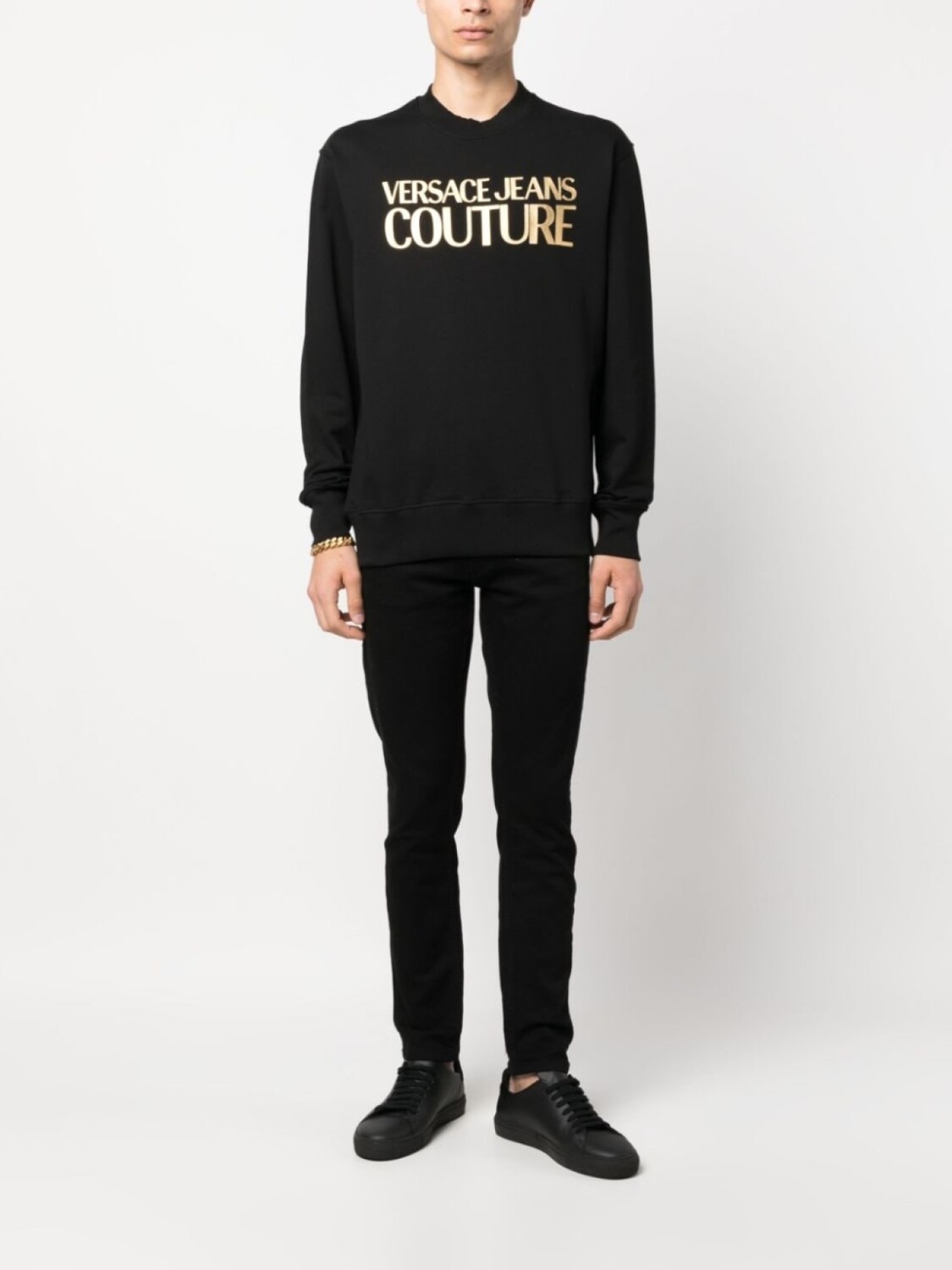

Versace Jeans Couture толстовка с логотипом, черный