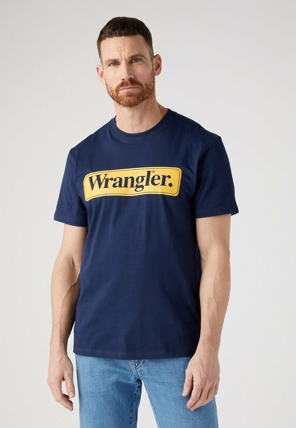 

Футболка с принтом Wrangler, синий