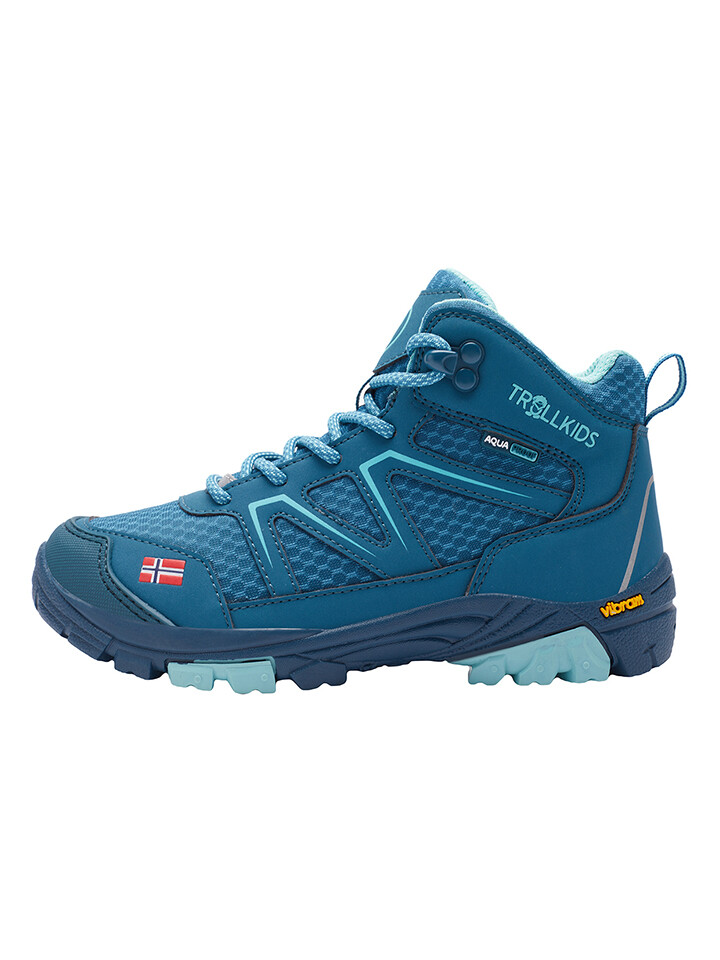 

Кроссовки Trollkids Trekkingboots Skarvan Hiker Mid, синий