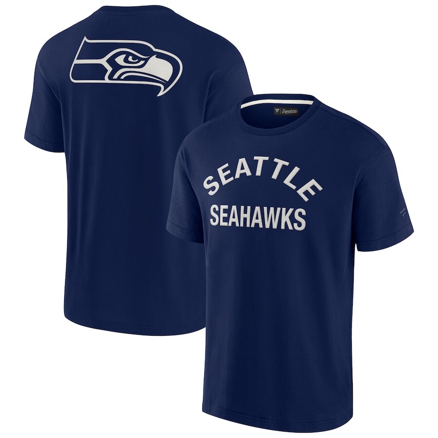 

Футболка с коротким рукавом Fanatics Signature Seattle Seahawks, нави