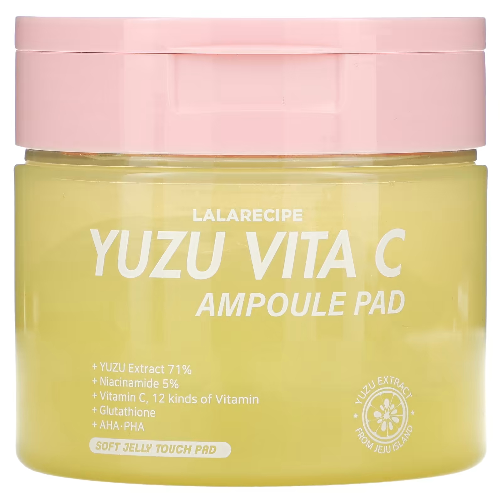 Маска Lalarecipe Yuzu Vita C Ampoule Pad осветляющая, 150 мл крем для лица lalarecipe yuzu vita c cream 50 мл