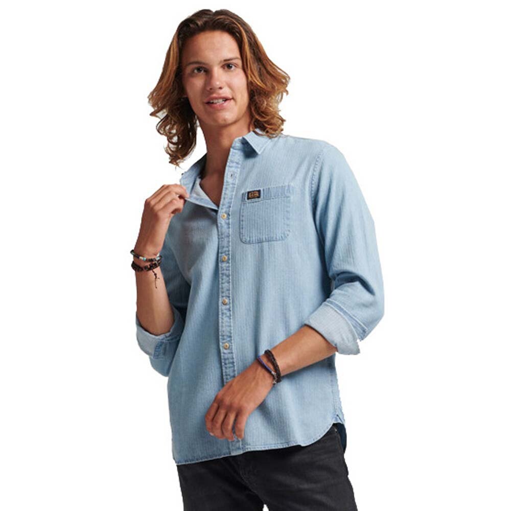 

Рубашка Superdry Vintage Workwear, синий