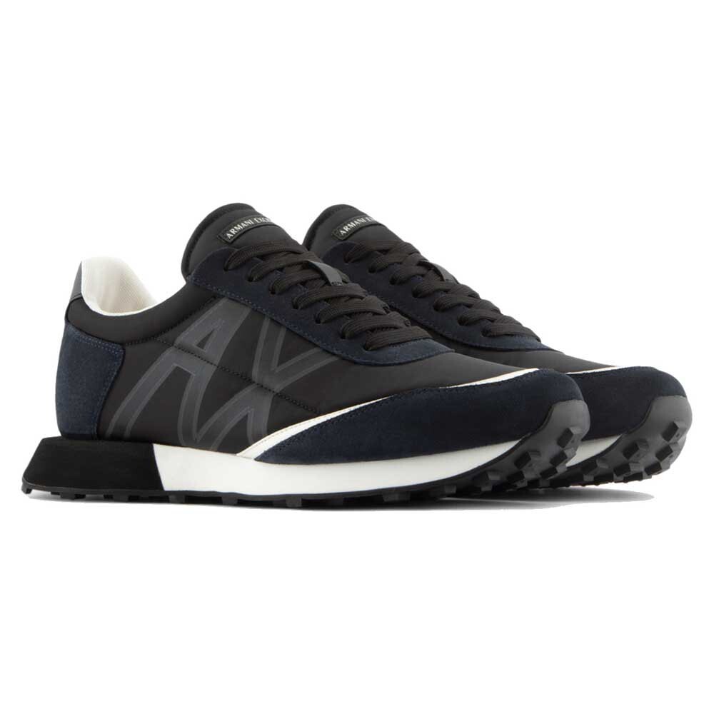 

Кроссовки Armani Exchange Logo XUX157-XV588, черный, Серый