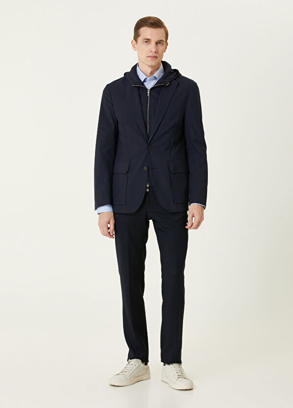 

Шерстяные брюки Corneliani, синий