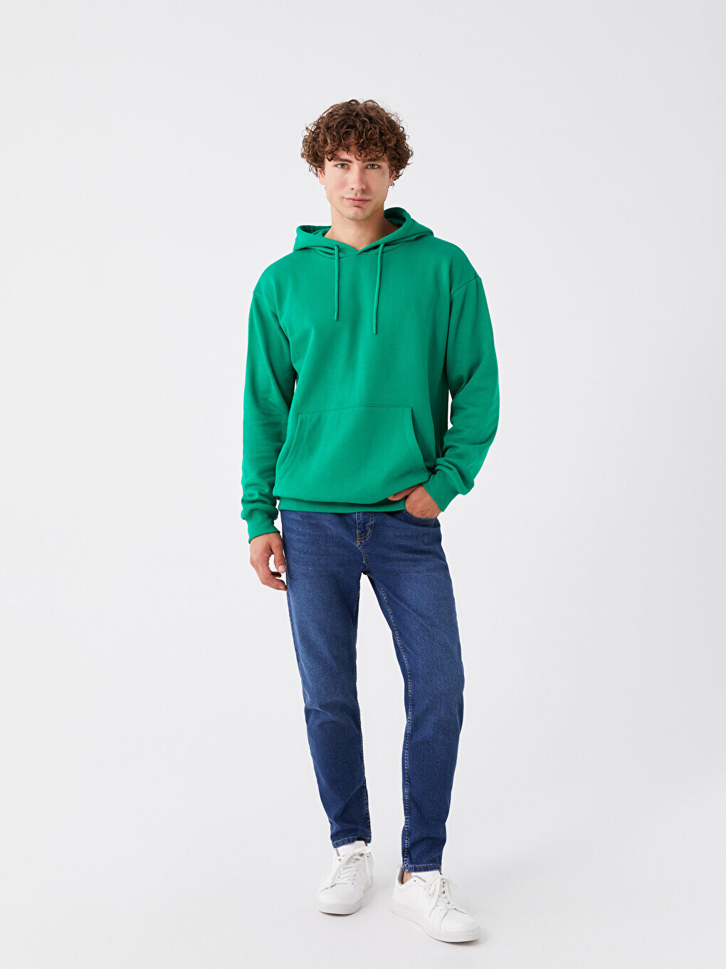 

Мужские джинсовые брюки 730 Carrot Mold LCW Casual, темное родео
