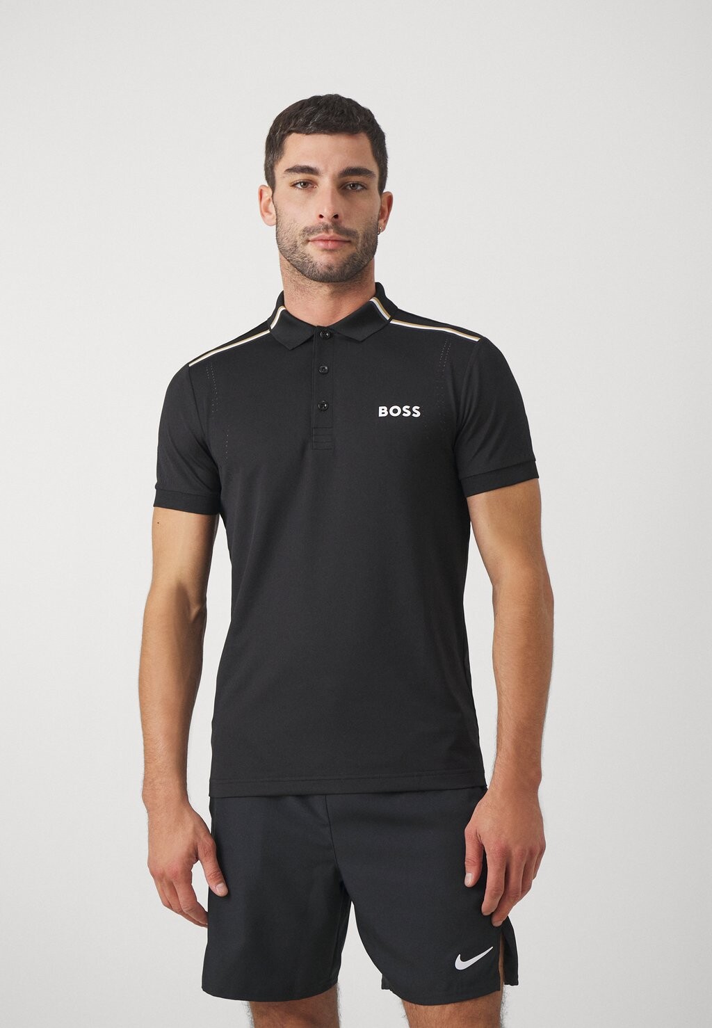

Поло Patteo BOSS ATHLEISURE, черный
