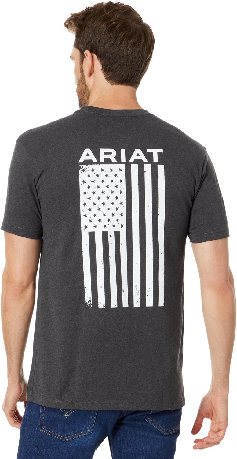 

Футболка Freedom с короткими рукавами Ariat, цвет Charcoal Heather