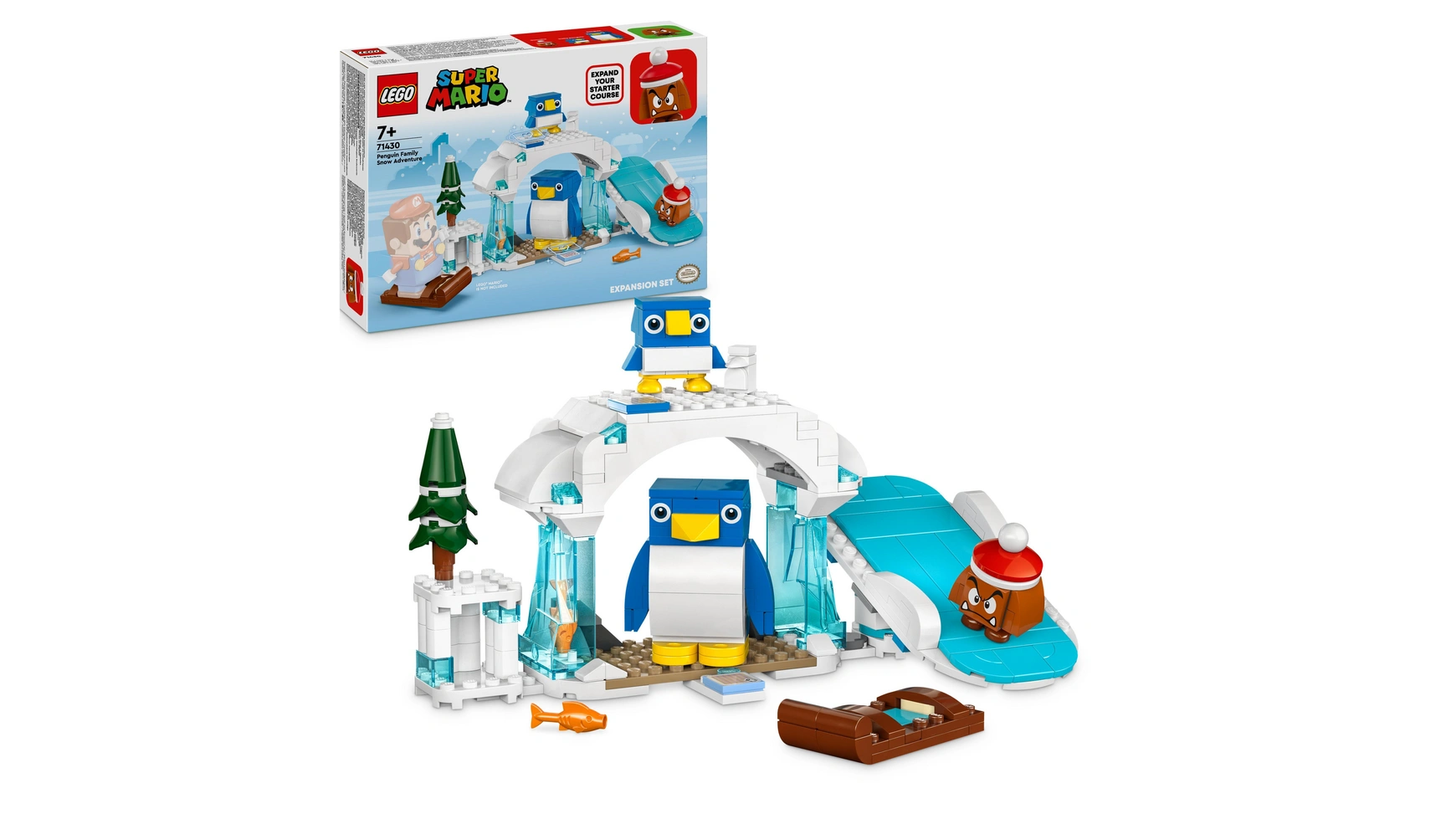 Lego Super Mario Снежные приключения семьи пингвинов дополнительный набор lego 42148 snow groomer