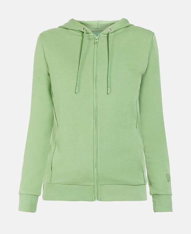 

Толстовка с капюшоном United Colors of Benetton, хаки