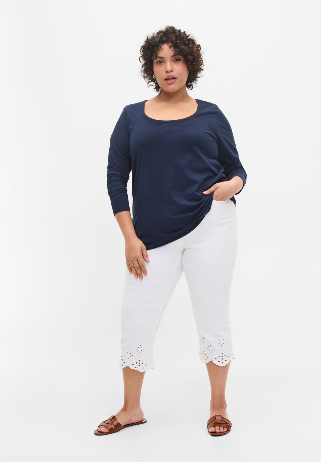 

футболка с длинным рукавом 2 Pack Zizzi, цвет black navy
