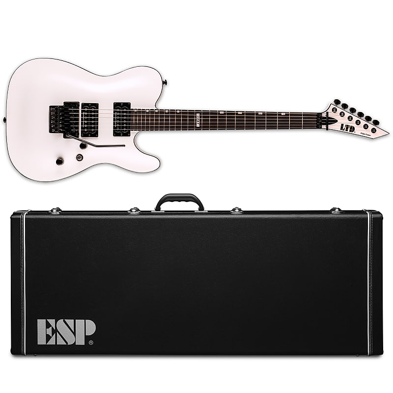 Электрогитара ESP LTD Eclipse '87 Pearl White Electric Guitar + ESP Hard Case 1987 электрогитара ltd eclipse 87 floyd rose electric guitar macassar ebony fingerboard pearl white