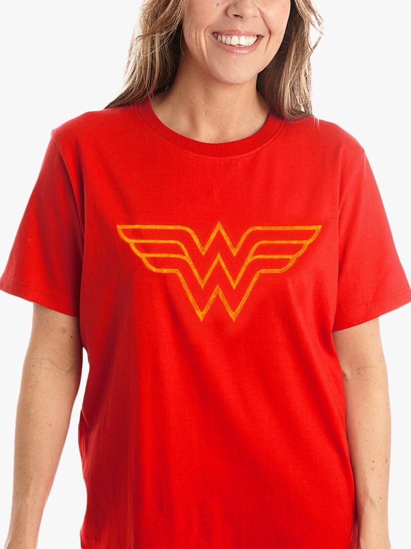 

Футболка с логотипом Fabric Flavors Wonder Woman, красная