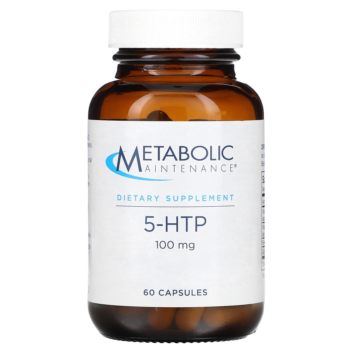 

5-HTP, 100 мг, 60 капсул, Metabolic Maintenance