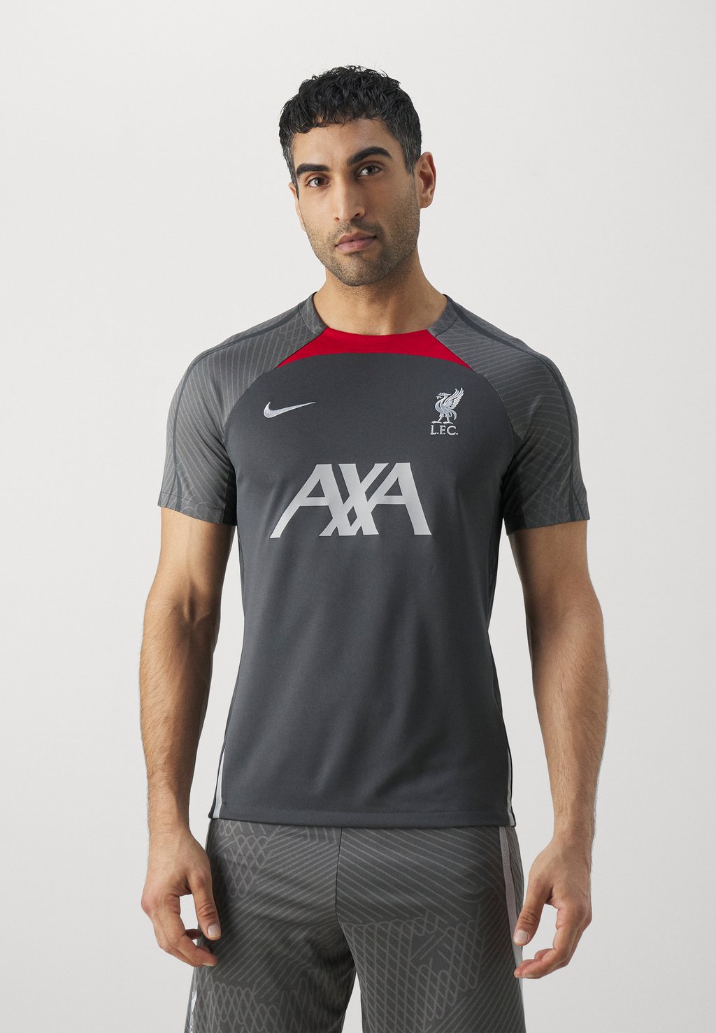 Спортивная футболка Fc Liverpool Strike Nike, цвет anthracite/wolf grey