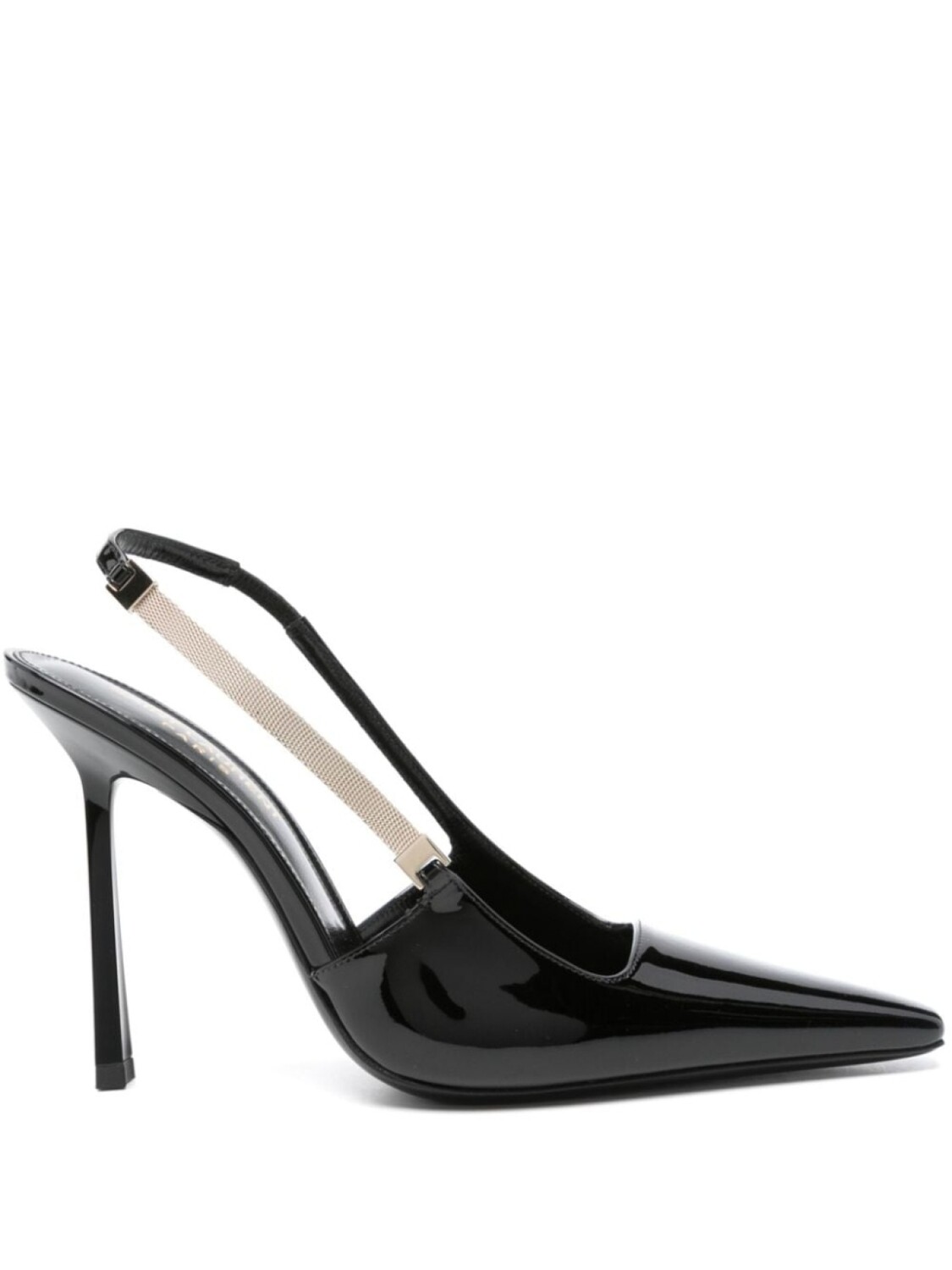 

Saint Laurent лакированные туфли Blake 110, черный