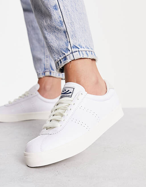 

Кроссовки Superga 2843 Club S из белой кожи