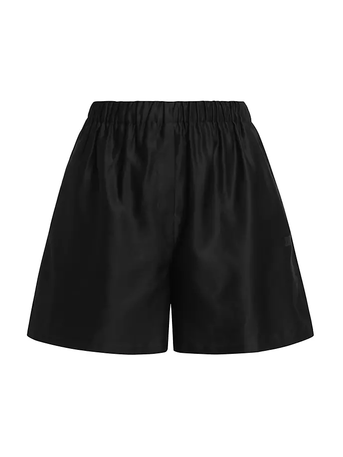 

Хлопковые шорты Piadena Max Mara, черный