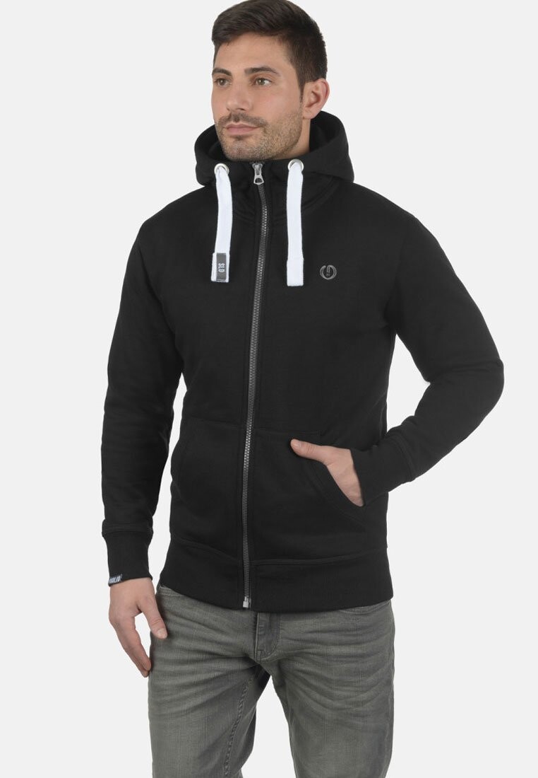 

Толстовка на молнии Sdbenn High Neck Zip Solid, черный