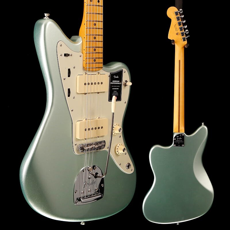 

Электрогитара Fender American Professional II Jazzmaster,Mpl Fb,Mystic Surf Green