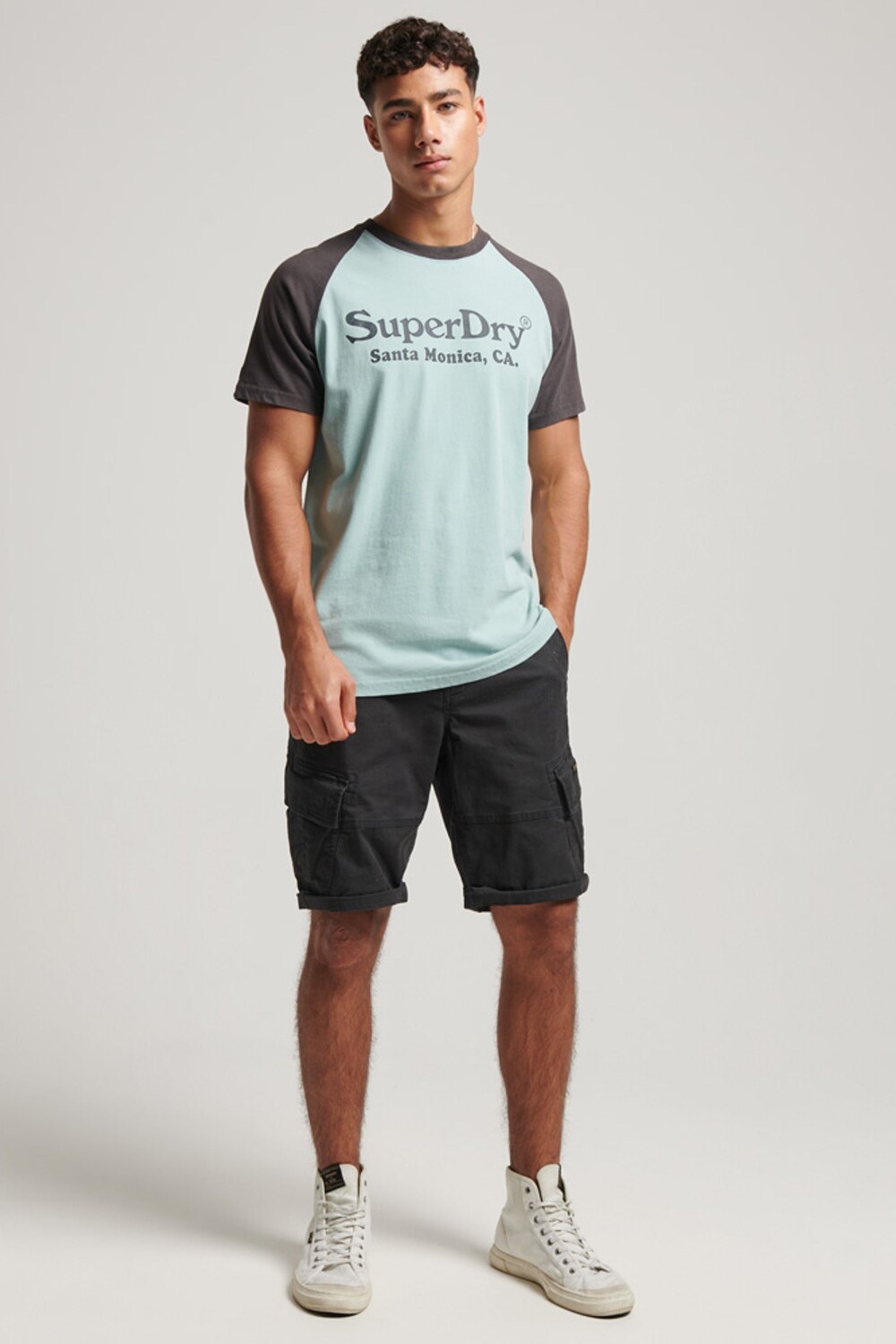

Классическая футболка Vintage Venue Superdry, зеленый