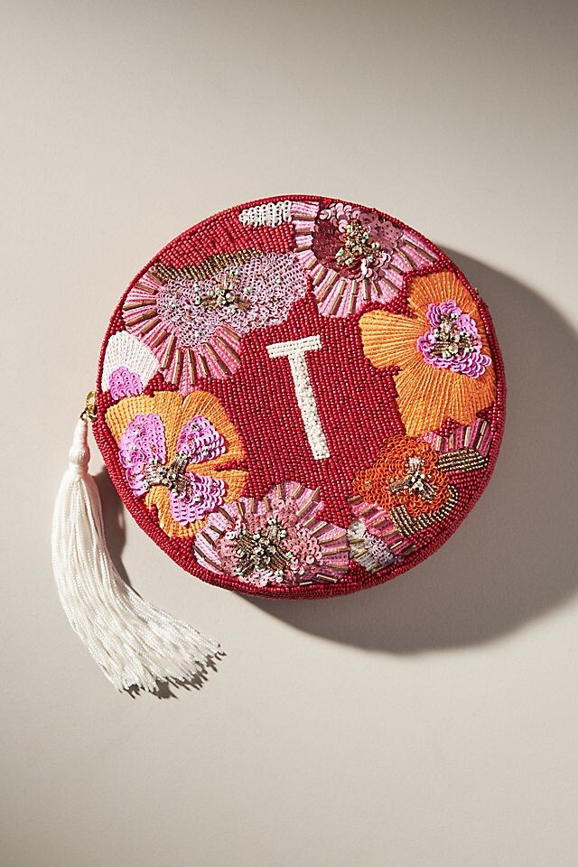 

Клатч с монограммой Holiday Anthropologie, цвет t