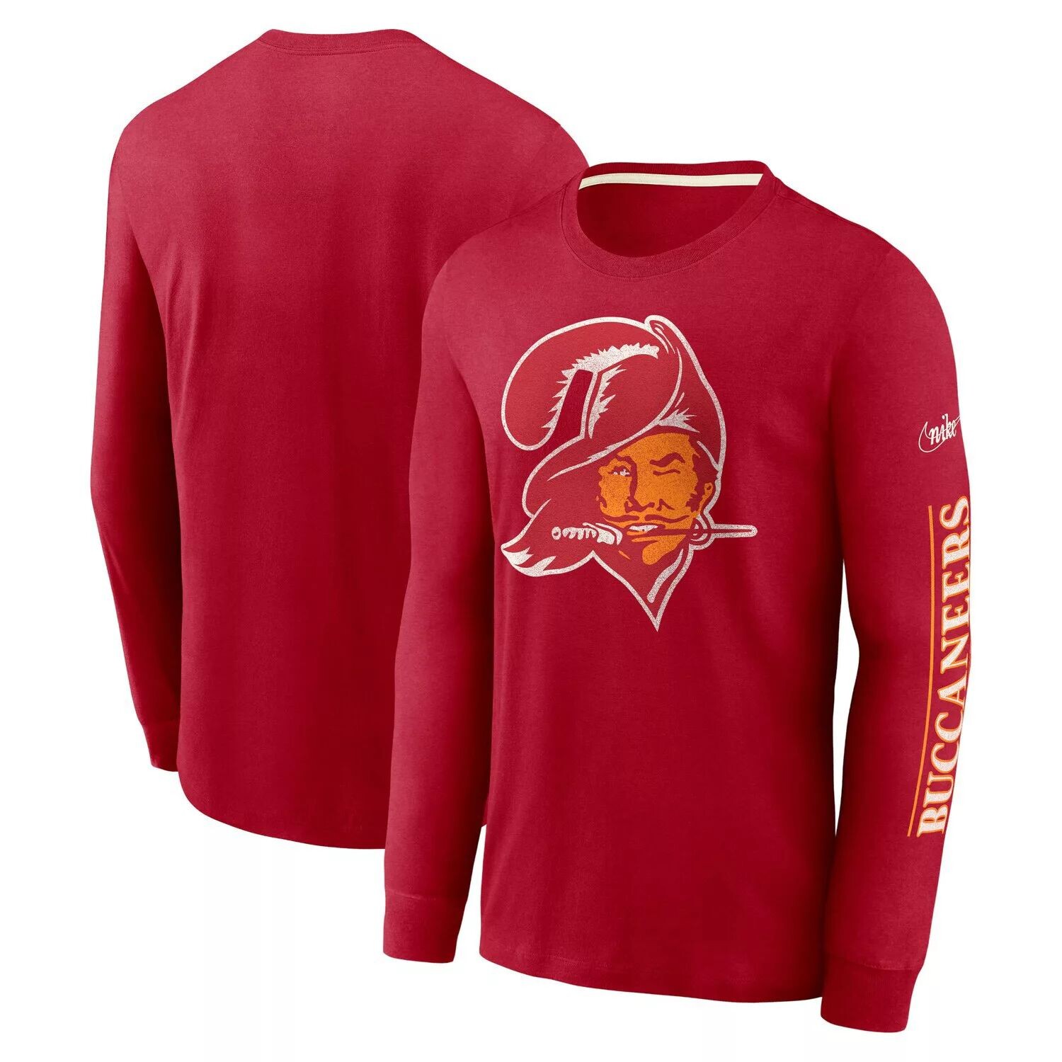 

Мужская красная футболка с длинными рукавами Nike Tampa Bay Buccaneers Fashion Tri-Blend, Красный